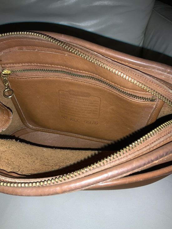 Rare Vtg 90’S Coach 9976 leather brown crossbody bag purse rare Anderson. - Picture 5 of 6